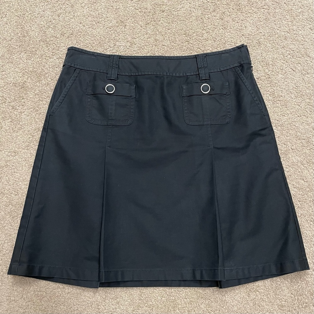 Ann Taylor 10, Kick Pleat front/back Mini Skirt